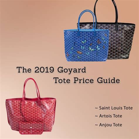 goyard price list 2018 euro|Goyard tote price guide.